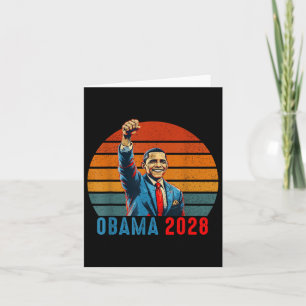 Cartão Obama Comeback 2028 Declaração 4