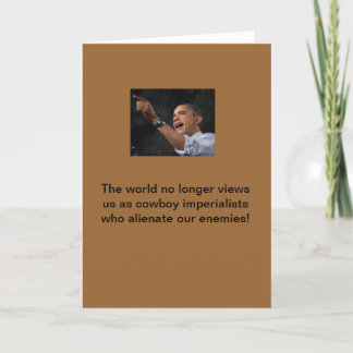 Cartão Obama, o imperialista