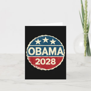 Cartão Obama Para O Presidente 2028 Obama 2028
