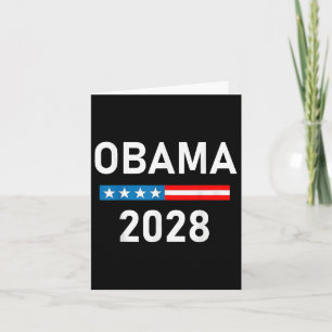 Cartão Obama Para O Presidente Obama 2028