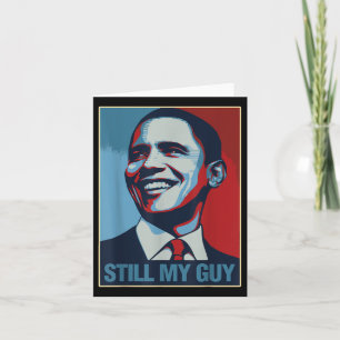 Cartão Obama Shirt Ainda Minha Cara Barack Obama Oferece