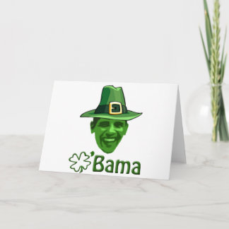 Cartão Obama St Patricks Day