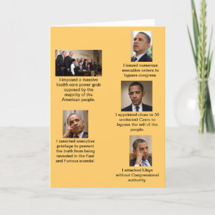 Cartão Obama the Dictator