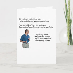 Cartão Obama the Elitist