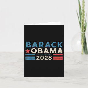 Cartão Obama Vintage Presidente 2028 Obama _36