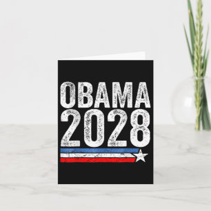 Cartão Obama Vintage Presidente 2028 Obama _8