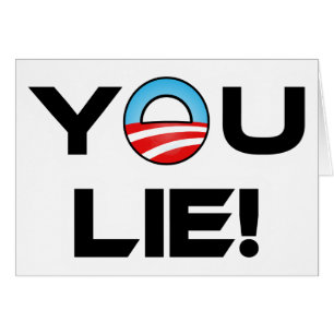 Cartão Obama You Lie