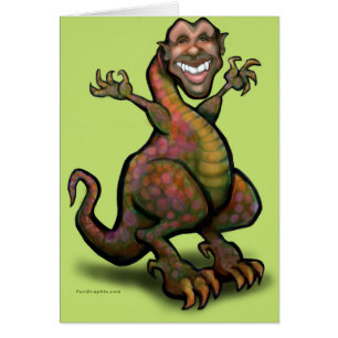 Cartão Obamasaurus Rex