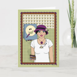 Cartão Objetivo Para A Placa Felicidade_A_Saudação