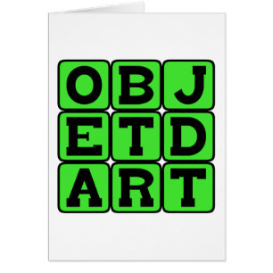 Cartão Objeto de Arte, Objeto de Arte