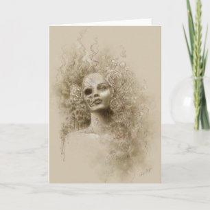 Cartão Oblivion Macabre Fantasy Art Greeting Card