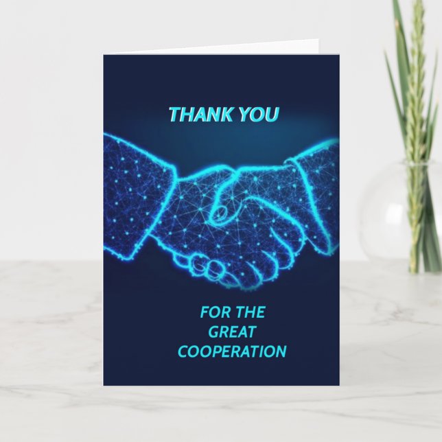 Cartão Obrigado (Frente)