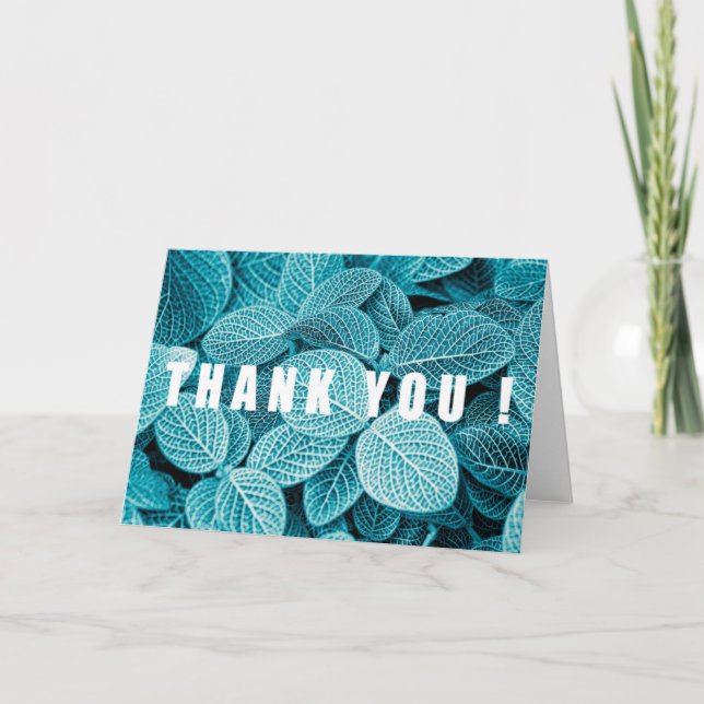 Cartão Obrigado! (Frente)