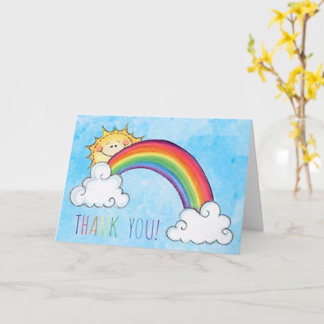 Cartão Obrigado (Flor Amarela)