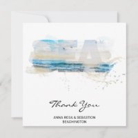 *~* OBRIGADO À Praia Sunset Sunrise Waves AR7 Card