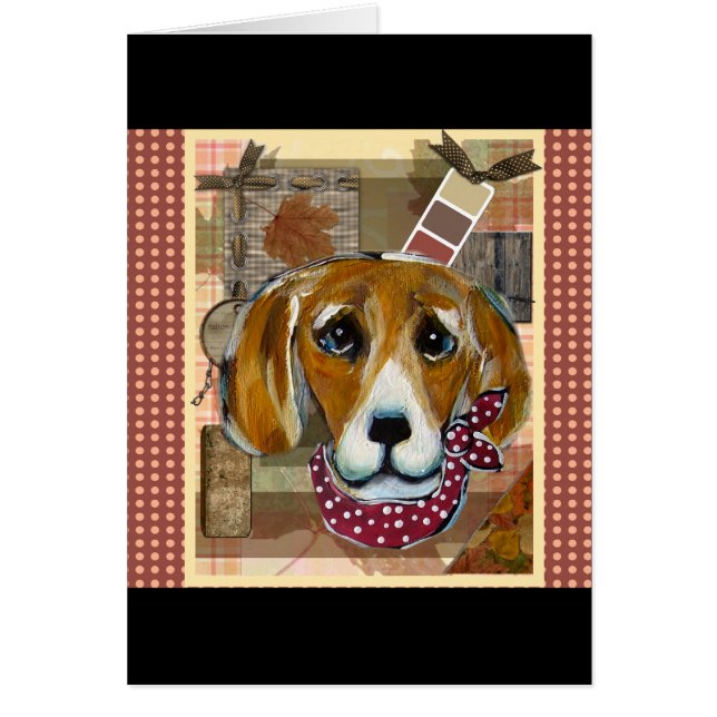 CARTÃO OBRIGADO BEAGLE (Frente)