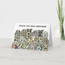 Cartão Obrigado, Cachorro.