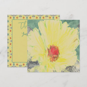 Cartão Obrigado Daisy