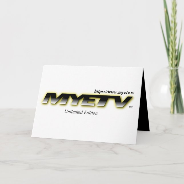 Cartão "Obrigado" dobrado (Frente)