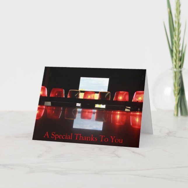 Cartão Obrigado-Fogo (Frente)