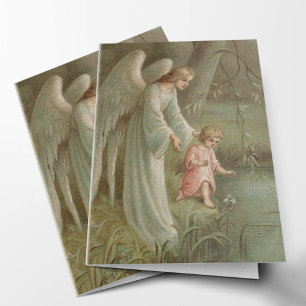 Cartão Obrigado fúnebre você carda o anjo de do céu