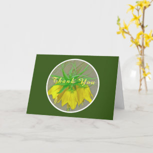 CARTÃO OBRIGADO/IMPERIAL CROWN AMARELO/TULIP ÚNICO
