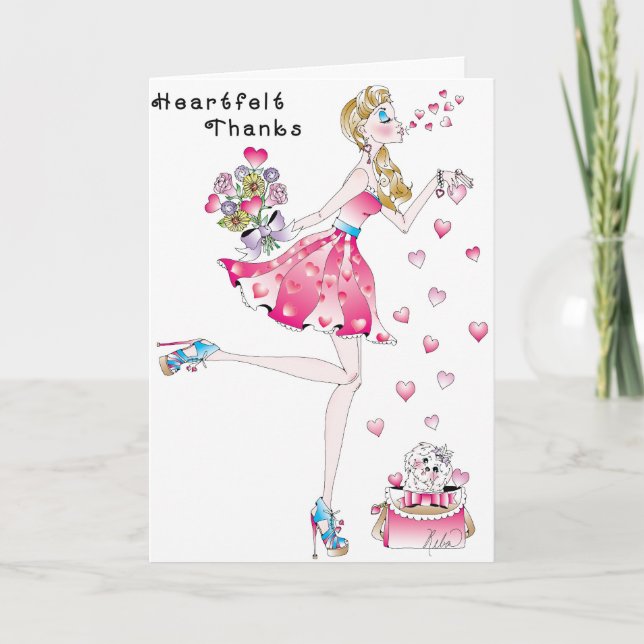 Cartão Obrigado notar (Frente)