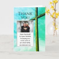 Obrigado Pastor Apreciação Foto Personalizada