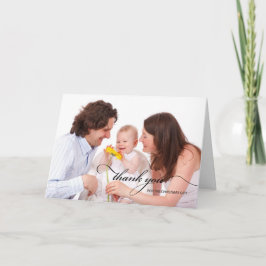 Cartão Obrigado Pela Foto De Presente De Natal