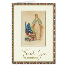 Obrigado pelo seu serviço de bandeira americana