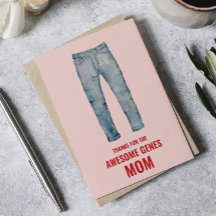 Obrigado pelos Genes Incríveis Mamãe Dia das Mães