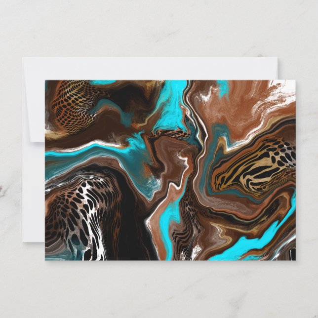 Cartão Obrigado | Placa de Abstrato Bonito (Frente)