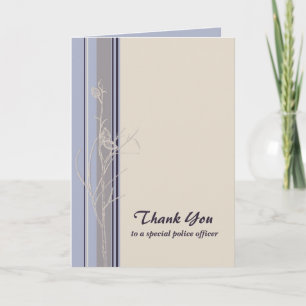 Cartão Obrigado Policial