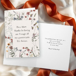 Cartão Obrigado por Me Amar Mesmo Assim Dia das Mães