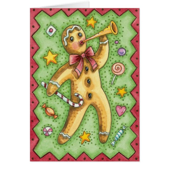 Cartão Obrigado por um Natal Vintage (Frente)