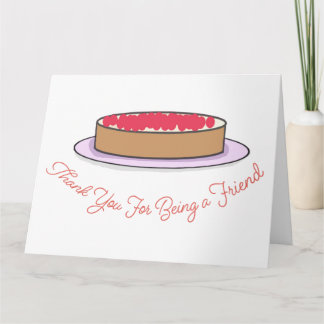 Cartão Obrigado sendo um amigo