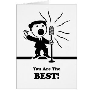 Cartão Obrigado, você é o melhor! Anunciante Retroativo