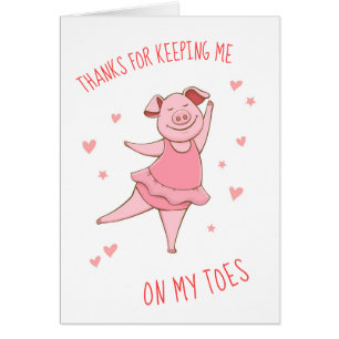 Cartão Obrigados De Me Manter Nos Dedos