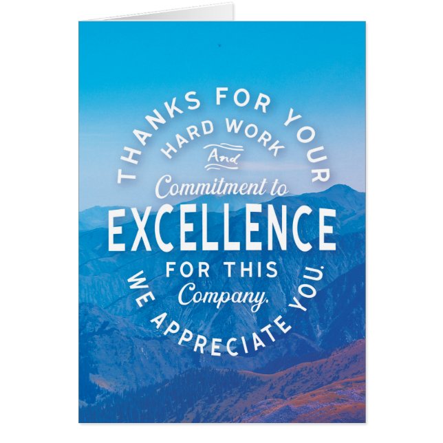 Cartão Obrigados de negócios do cliente para sua lealdade (Frente)