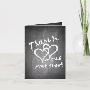 Cartão Obrigados para este excelente em um conselho de gi