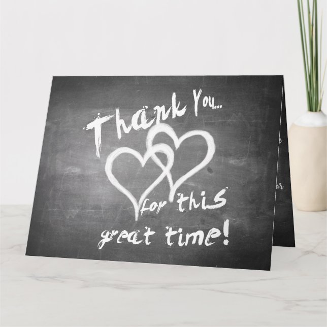 Cartão Obrigados para este excelente em um conselho de gi (Frente)