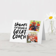 Obrigados por ser um excelente treinador dois obri