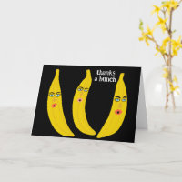 OBRIGADOS Um BUNCH Bananas Engraçadas Obrigado