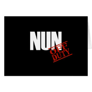 CARTÃO OBSCURIDADE FORA DE SERVIÇO DA FREIRA