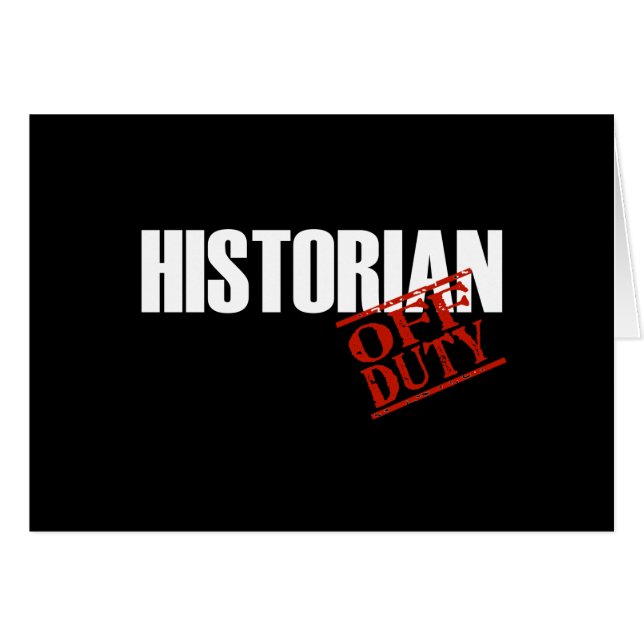 CARTÃO OBSCURIDADE FORA DE SERVIÇO DO HISTORIADOR (Frente Horizontal)