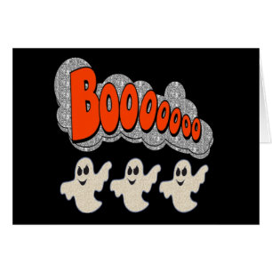 Cartão Observação Fantasmas do Boo de Placa