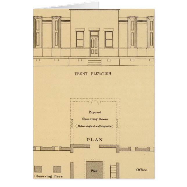 Cartão Observatório Astronômico, Ogden, Utah (Frente)