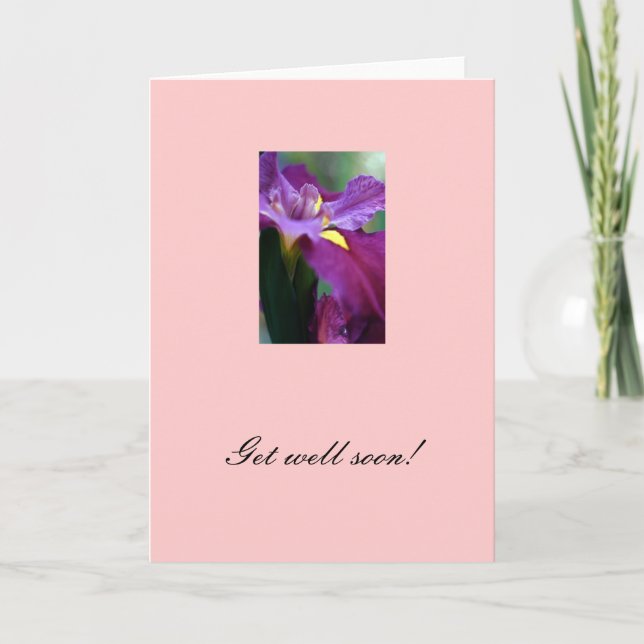 Cartão "Obtenha bem logo! " (Frente)