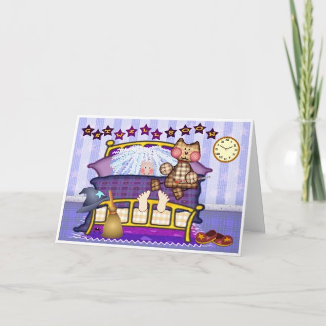 Cartão Obtenha bem logo (Frente)