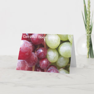 Cartão Obtenha Uvas Em Breve